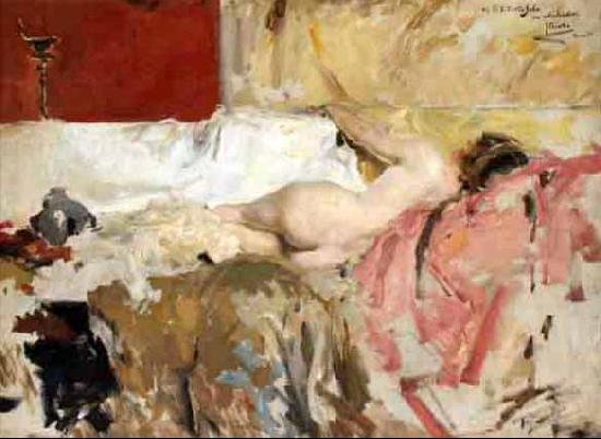 Joaquin Sorolla Female Nude oil painting image